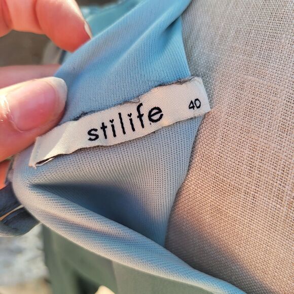 Turkish Designer Stilife Gorgeous Greek Goddess 1940s Style Long Gown Sz 40 US 8 - Picture 4 of 4